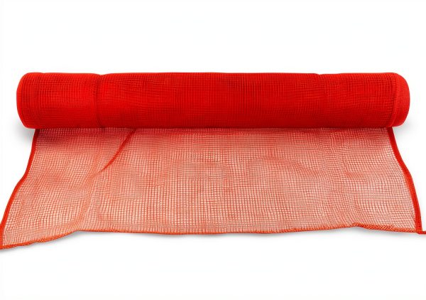 ATERET 4' x 150' Debris Safety Netting Orange Fire Retardant, Construction Netting Scaffolding Equipment-1