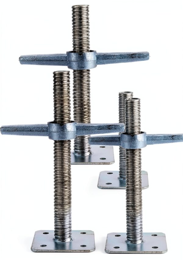 Scaffold 12" Leveling Galvanized Screw Jack BGTLGIO 2 Pack-4