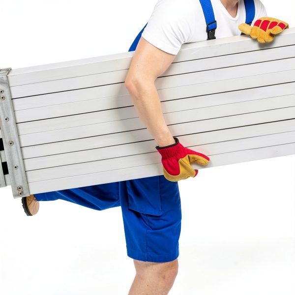 Telescoping Plank GarveeTech Aluminum 8 to 13 Ft Silver 440 lb-4