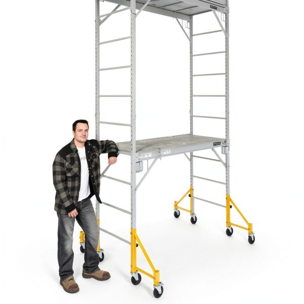 MetalTech Scaffold Outriggers 4 Pack Baker Style 14 Inch Yellow Steel-4