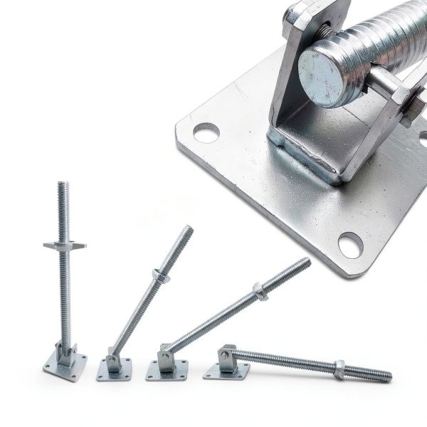 Scaffold Swivel Screw Jack by ANAQA 4 Pack Adjustable Leveling Jacks-3