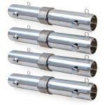 Scaffolding Pins 1-5/16"OD JUKFITA 4 Pack with Spring Retainers-0