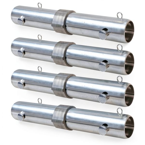 Scaffolding Pins 1-5/16"OD JUKFITA 4 Pack with Spring Retainers-0