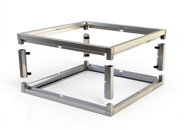 STRONG HOLD Modular Smart Stage section, Stage Riser,24inchX24inchX8inch (STRONGHOLD APLEDS2208)-1