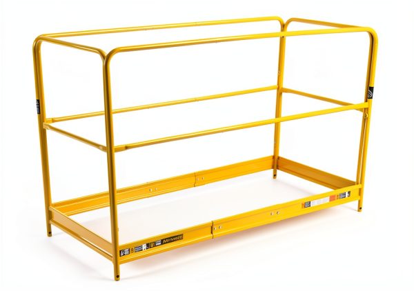Metaltech I-CISGRJP Scaffolding Guardrail with Gates and 4 Toggle Pins-0