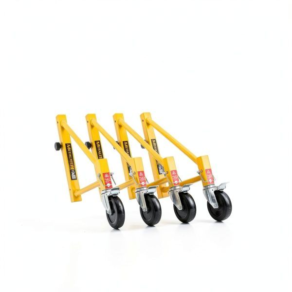 MetalTech Scaffold Outriggers 4 Pack Baker Style 14 Inch Yellow Steel-1