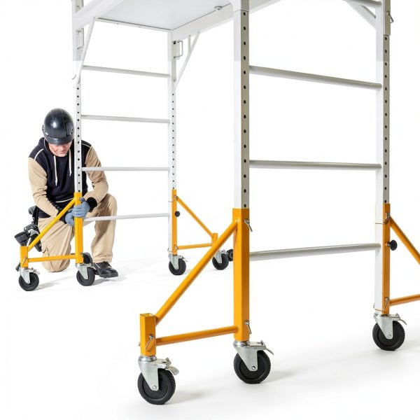 MetalTech Scaffold Outriggers 4 Pack Baker Style 14 Inch Yellow Steel-5