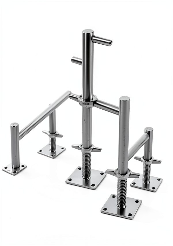 Adjustable Leveling Jacks VEVOR 4-Pack 18.2" Height Silver-2