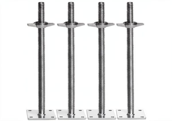 Adjustable Leveling Jacks VEVOR 4-Pack 18.2" Height Silver-11