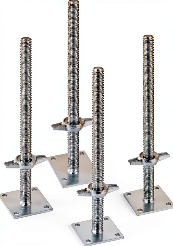 Adjustable Leveling Jacks VEVOR 4-Pack 18.2" Height Silver-8