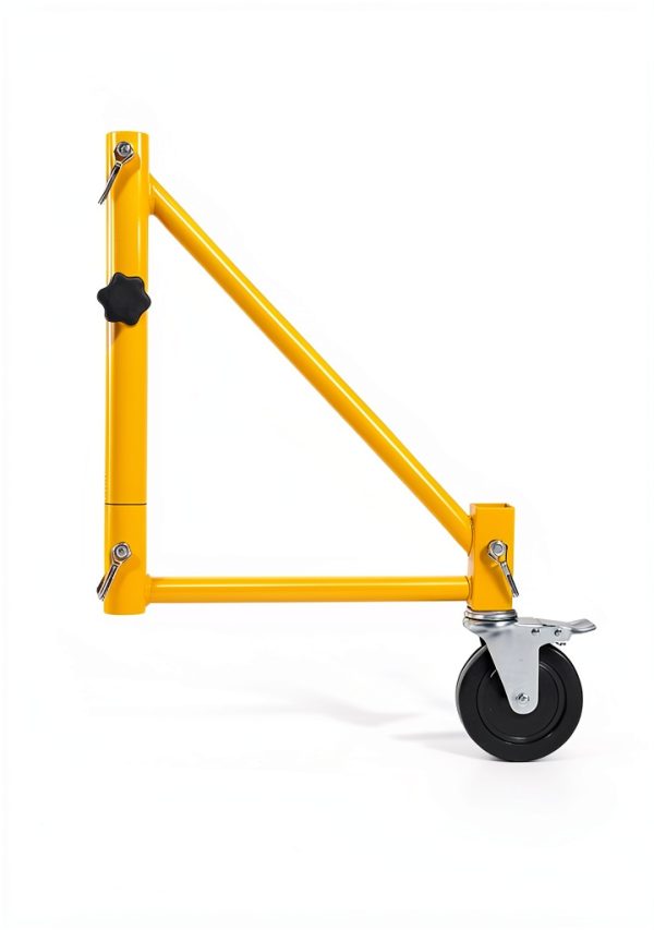 VEVOR Scaffold Outriggers 4-Pack with Swivel Casters, Yellow, 1000lb-6