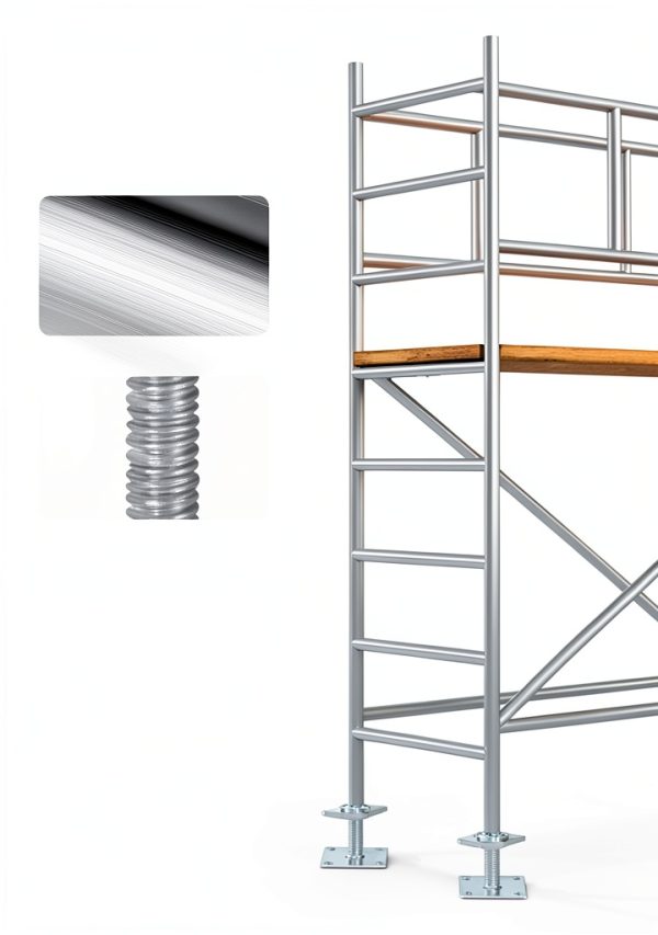 Adjustable Leveling Jacks VEVOR 4-Pack 18.2" Height Silver-5