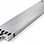 Aluminum Work Plank KYBOLT Telescoping 9-15ft Scaffold Ladder-0
