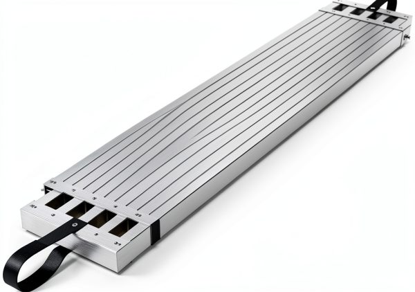 Aluminum Work Plank KYBOLT Telescoping 9-15ft Scaffold Ladder-0