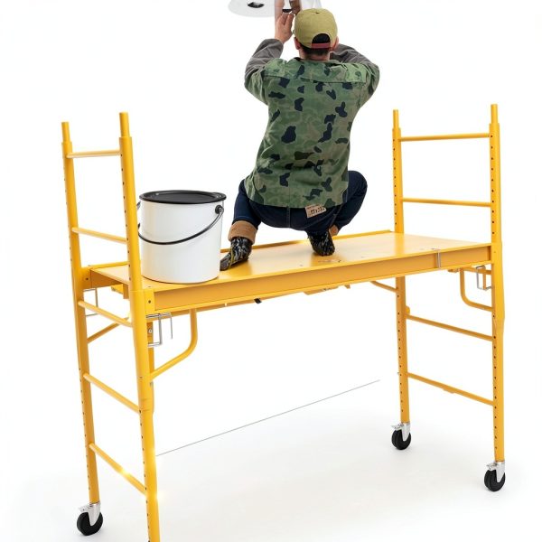 5 Inch Scaffolding Casters MSWY Heavy Duty Rubber Wheels Dual Lock-4