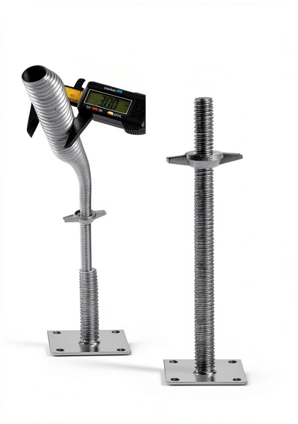 Adjustable Leveling Jacks VEVOR 4-Pack 18.2" Height Silver-1