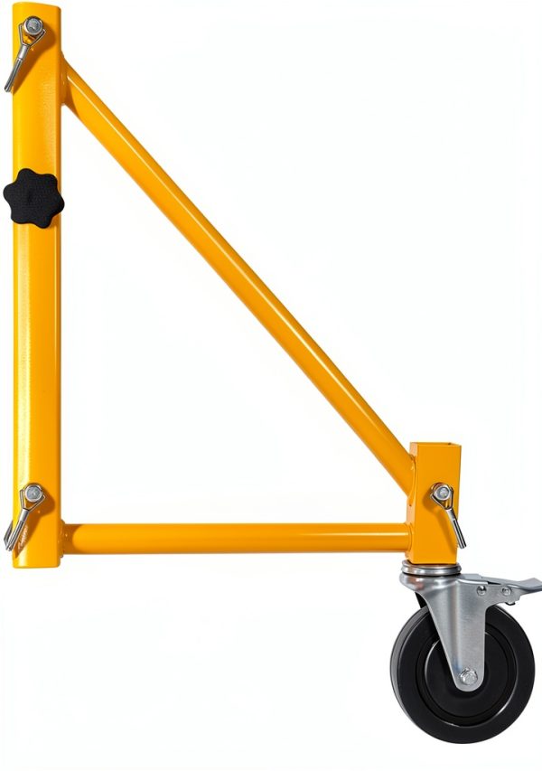 VEVOR Scaffold Outriggers 4-Pack with Swivel Casters, Yellow, 1000lb-9