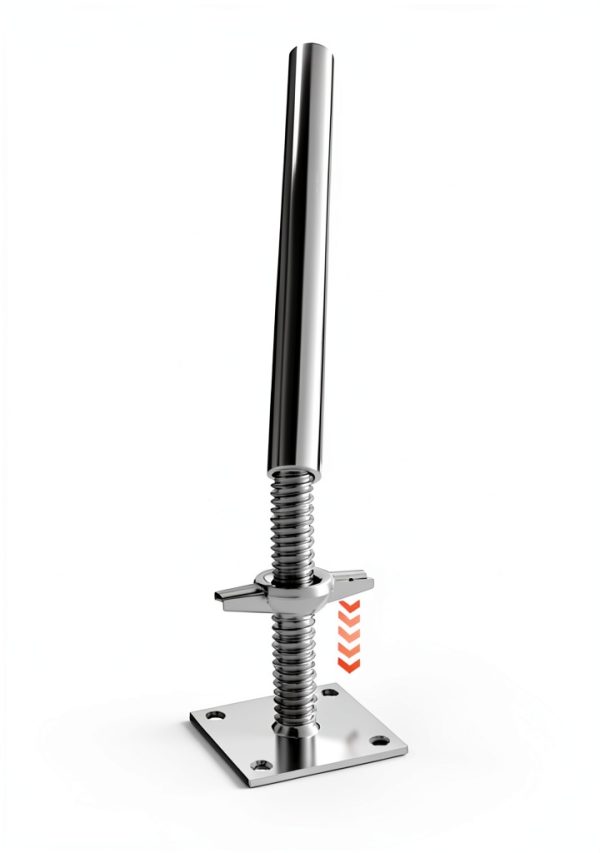 Adjustable Leveling Jacks VEVOR 4-Pack 18.2" Height Silver-3