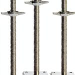 Adjustable Leveling Jacks VEVOR 4-Pack 18.2" Height Silver-0