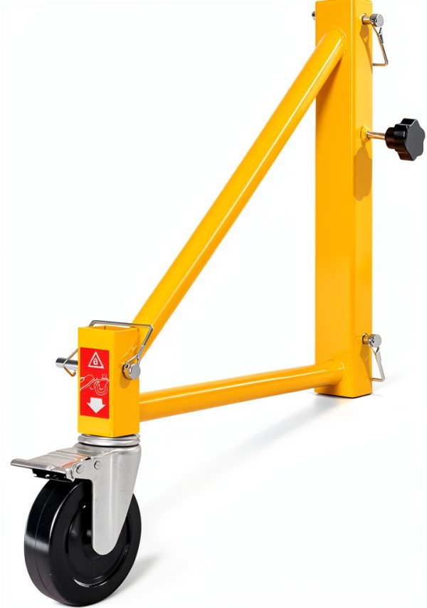 VEVOR Scaffold Outriggers 4-Pack with Swivel Casters, Yellow, 1000lb-11
