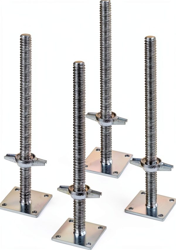 Adjustable Leveling Jacks VEVOR 4-Pack 18.2" Height Silver-9