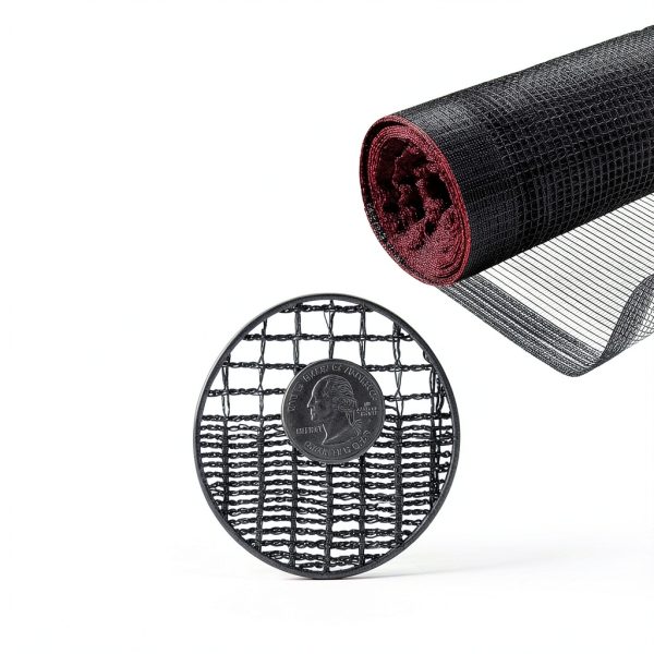 Fire Retardant Debris Safety Netting ZEBRO 4' x 150' Black Net-5