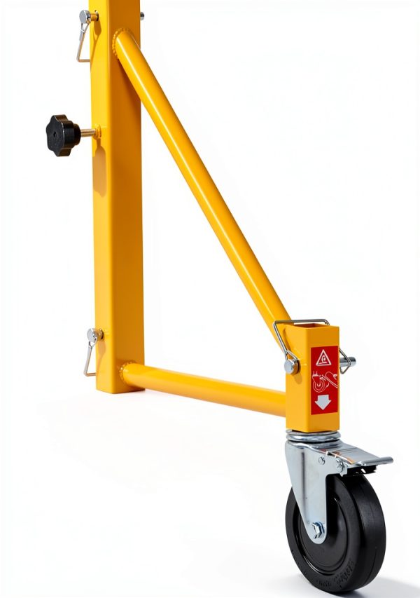 VEVOR Scaffold Outriggers 4-Pack with Swivel Casters, Yellow, 1000lb-10