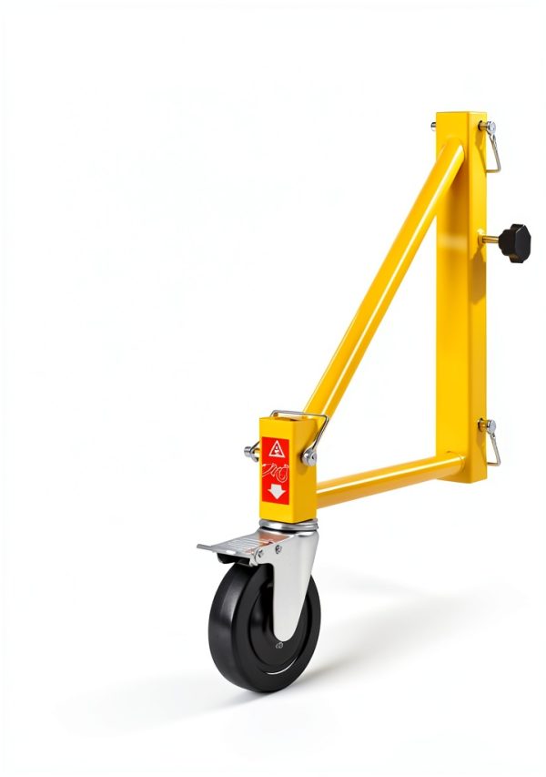 VEVOR Scaffold Outriggers 4-Pack with Swivel Casters, Yellow, 1000lb-2